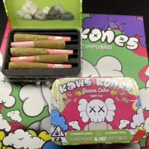 Kaws kones pre rolls guava cake