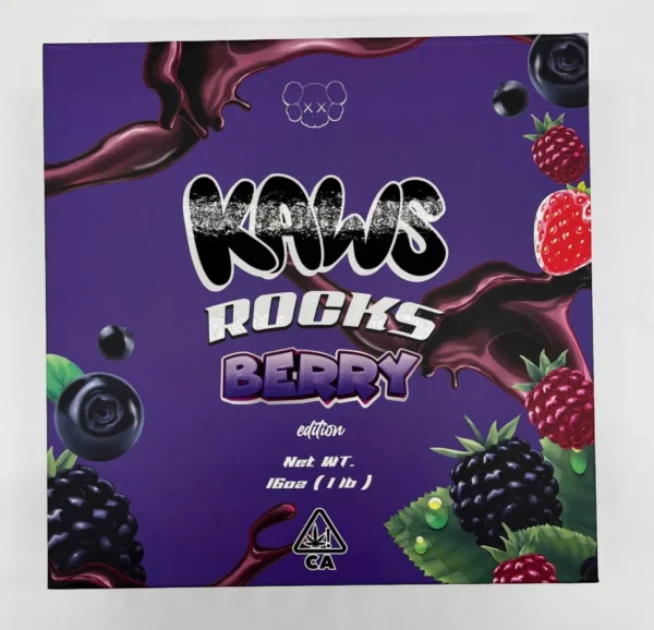 kaws rocks berry edition