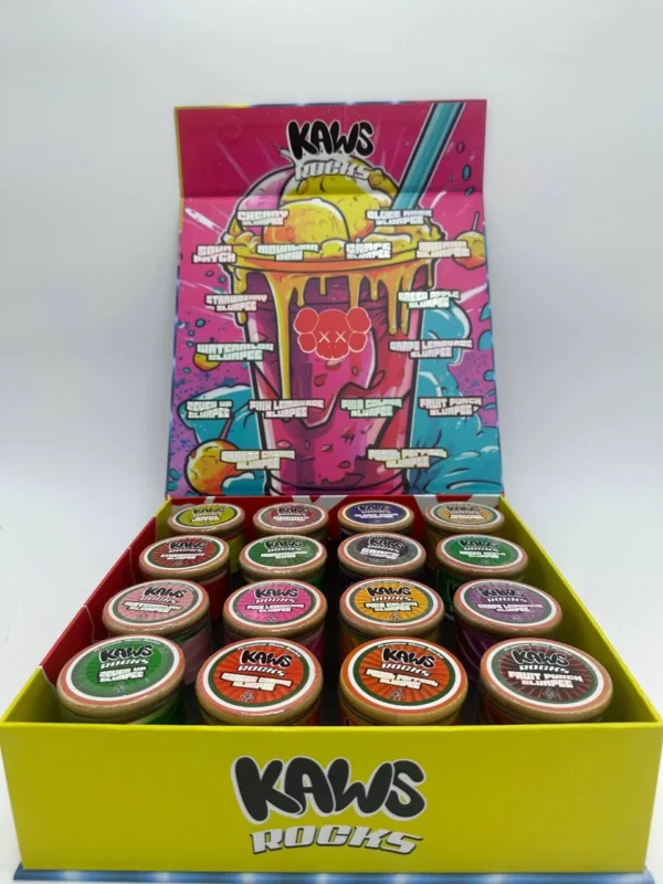 kaws rocks slurpee edition box