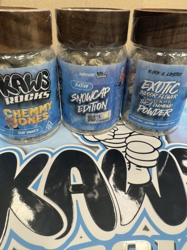 kaws rocks snowcaps